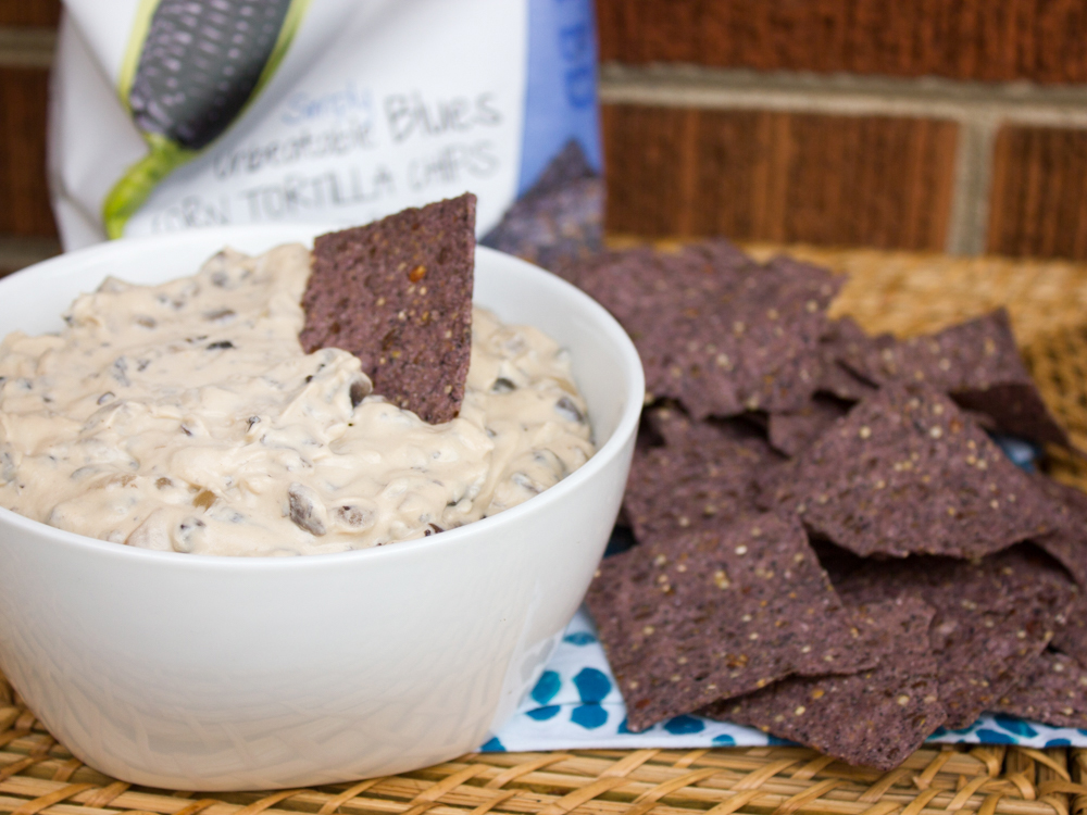 Holiday appetizers don't need to be hard. All it takes is a few simple ingredients, and this cheesy portobello dip is ready-to-go!
