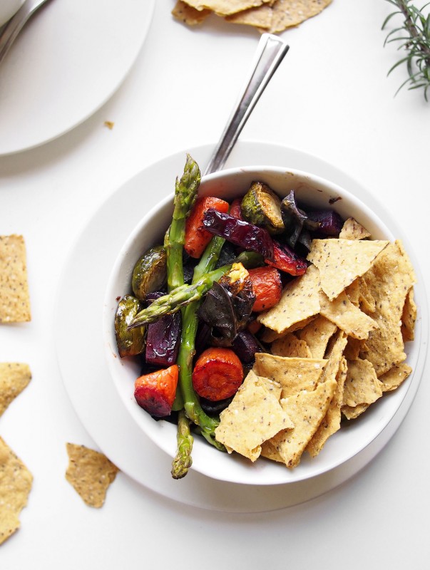 Fill a bowl with a rainbow of roasted veggies, and you're in for a way better meal.