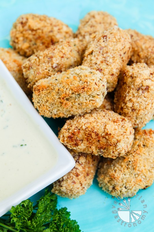 You won't miss the potatoes in these tots. Cauliflower rice bites, for the win!