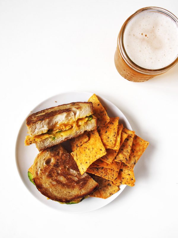 It's time to dig in to a way better nacho grilled cheese.