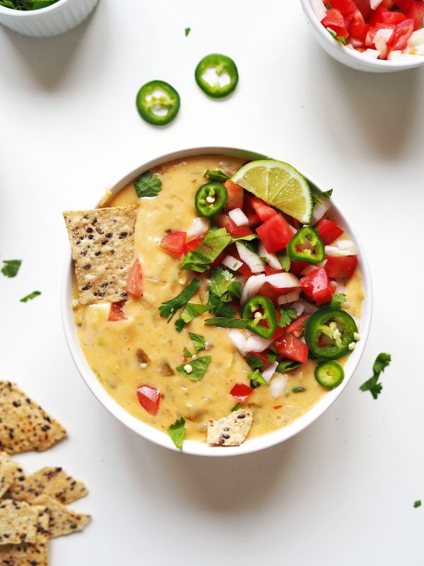 Kick up the heat with this ooey, gooey, peppery chile con queso dip!
