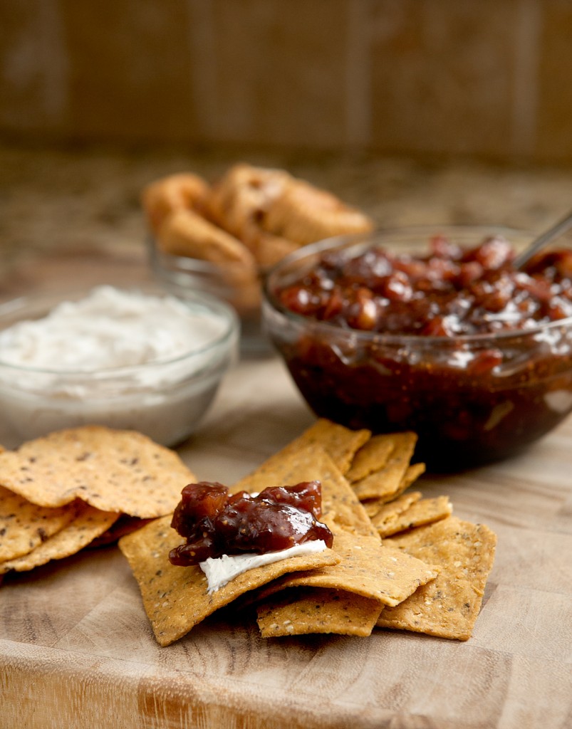 Fig and plum chutney is brightened with citrus and aromatic spices to liven up any holiday spread.