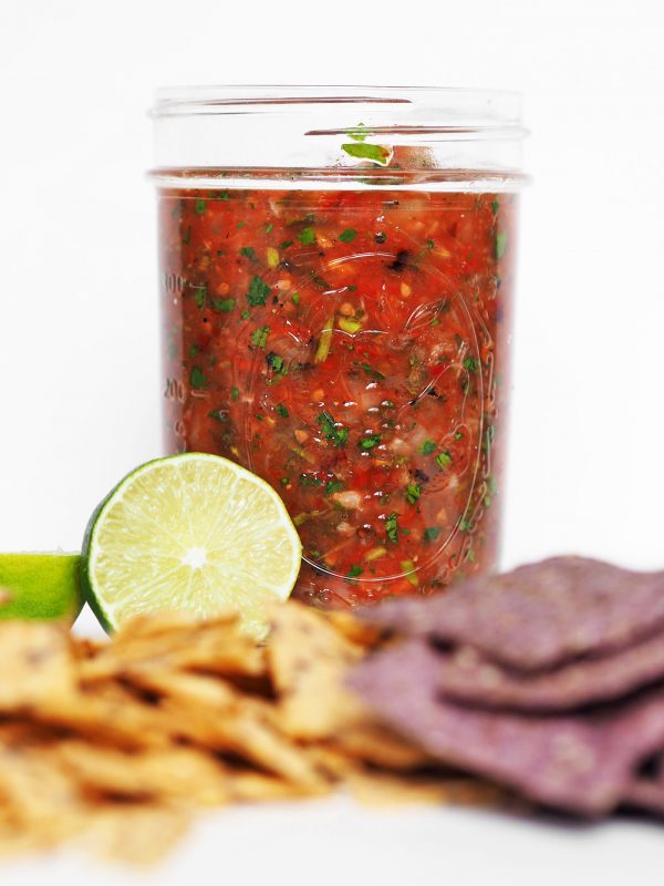 Ready to can up some summer sunshine? This way-better-than-basic salsa recipe is ready to go!