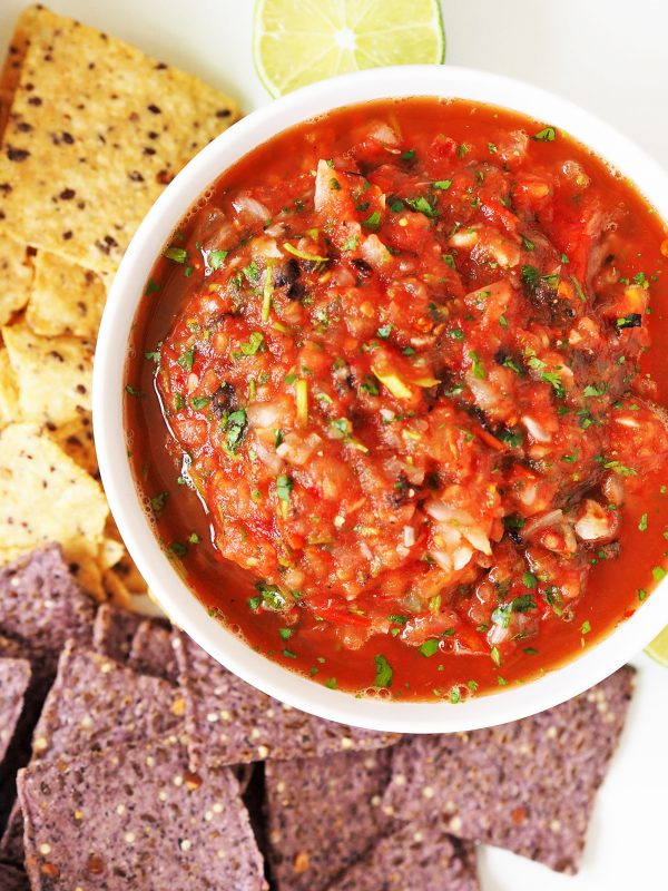 A fresh tomato salsa recipe for the pool, the porch, or the playground.